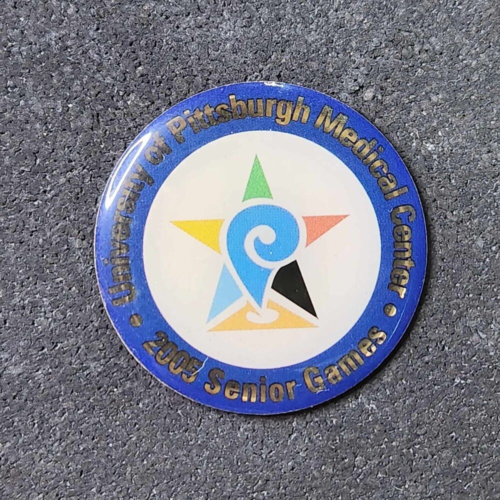 Univ of Pittsburgh Medical Center 2005 Senior Olympic Games Enamel Lapel Pin